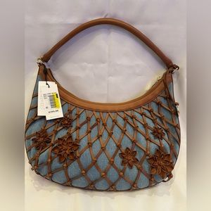 Brahmin Bekka Tan Leilani Shoulder Handbag NWT